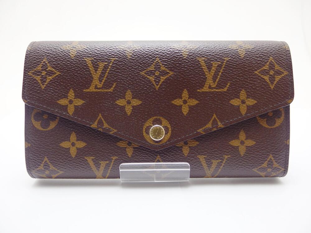 LOUIS VUITTON Long Wallet Portefeuille Sarah Monogram